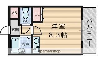 大阪府大阪市東淀川区豊里2丁目【マンション】の間取り
