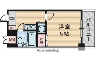 トーカン東淀川キャステール【10階】の間取り