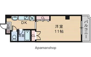レクシア淡路【4階】の間取り