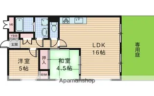 グレース曽根【1階】の間取り