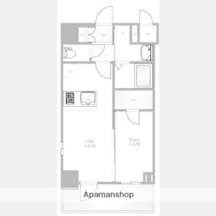 エスリード江坂アルテリア【6階】の間取り
