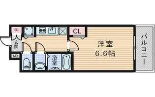 ベラジオ三国駅前【7階】の間取り