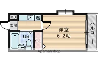 ルミエール小松【2階】の間取り