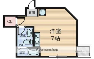 大阪府大阪市東淀川区大道南2丁目【マンション】の間取り