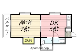クレスティ曽根【4階】の間取り
