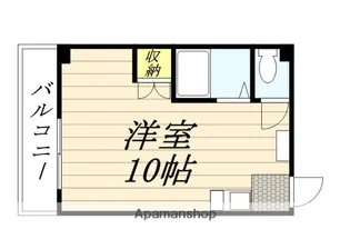 ボーディングハウス【3階】の間取り