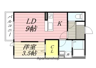 クラヴィエ【1階】の間取り