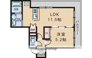 GRAND・CRU中桜塚SOUTH【1階】の間取り
