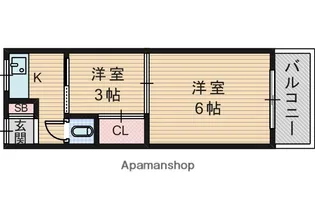 曽根ハウス【1階】の間取り