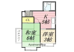 サニープラザ【2階】の間取り