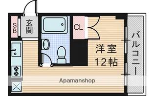 シャンボール豊中【4階】の間取り
