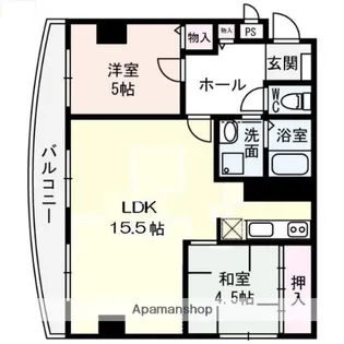 ヴィラマロンヒルズ【2階】の間取り