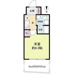 セレニテ江坂ルフレ【10階】の間取り