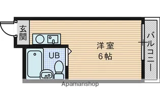 ユニバーサルコート柴原【3階】の間取り