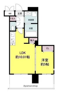 グランシス江坂【2階】の間取り
