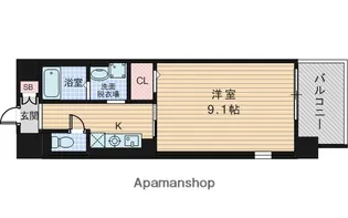 Belle Harmonie【8階】の間取り