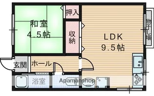 西町ハイツ【2階】の間取り