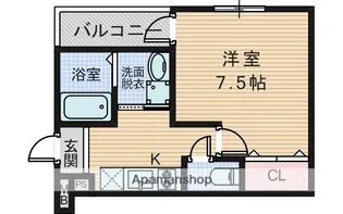フジパレス柴島Ⅱ番館【3階】の間取り