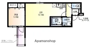 フジパレス南千里【2階】の間取り