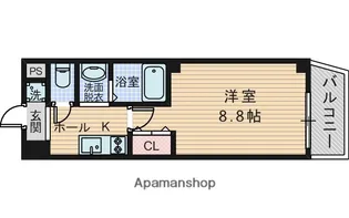 セレブ新大阪【8階】の間取り
