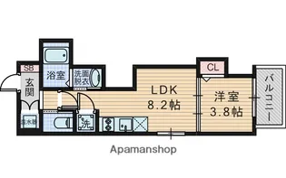 大阪府大阪市東淀川区瑞光3丁目【アパート】の間取り