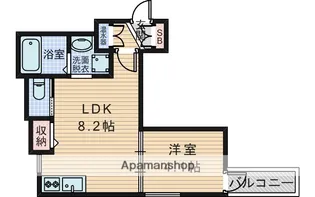 大阪府大阪市東淀川区北江口4丁目【アパート】の間取り