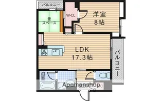 シャーメゾンレビリオ【2階】の間取り