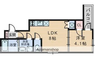 大阪府大阪市東淀川区瑞光4丁目【アパート】の間取り