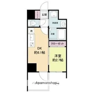 セレニテ新大阪グランデ ミリュー【7階】の間取り