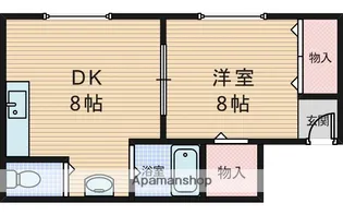 大阪府大阪市東淀川区下新庄4丁目【マンション】の間取り
