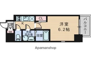 大阪府大阪市東淀川区東淡路4丁目【マンション】の間取り