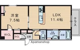 PINE TERRACE【1階】の間取り