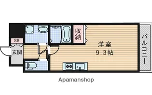 エクセレント上新20【6階】の間取り