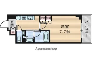 ザ・パークハビオ江坂公園【10階】の間取り