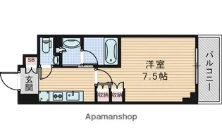 ザ・パークハビオ江坂公園【9階】の間取り