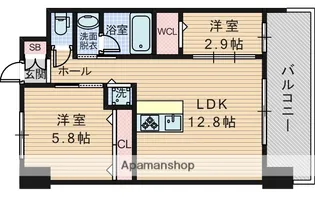 大阪府大阪市東淀川区西淡路1丁目【マンション】の間取り
