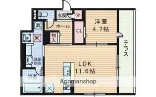 D−RESIDENCE中桜塚【1階】の間取り