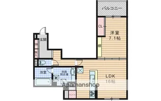 D−RESIDENCE中桜塚【1階】の間取り
