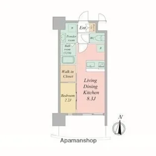 セレニテ新大阪アリエ【6階】の間取り