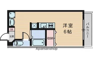COCORO吹田【1階】の間取り