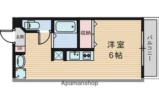 COCORO吹田【2階】の間取り