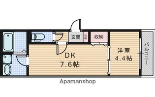 メゾンCOCO垂水【1階】の間取り