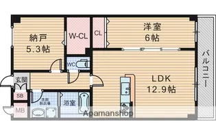 GROOVE豊中レジデンス【2階】の間取り
