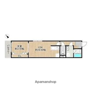 NEXRISE 日の出【1階】の間取り