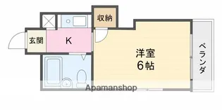 スカイコート【3階】の間取り
