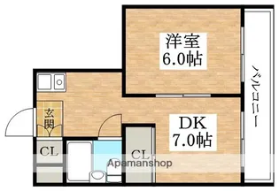 東住吉リバーサイドプラザ【2階】の間取り
