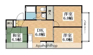 エスポワールT【1階】の間取り