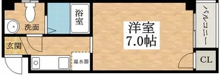 ラコート天美東B棟【4階】の間取り