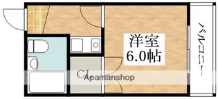 1Kの間取り画像