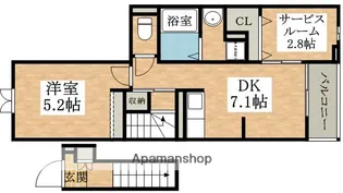 サン・ブライト【2階】の間取り